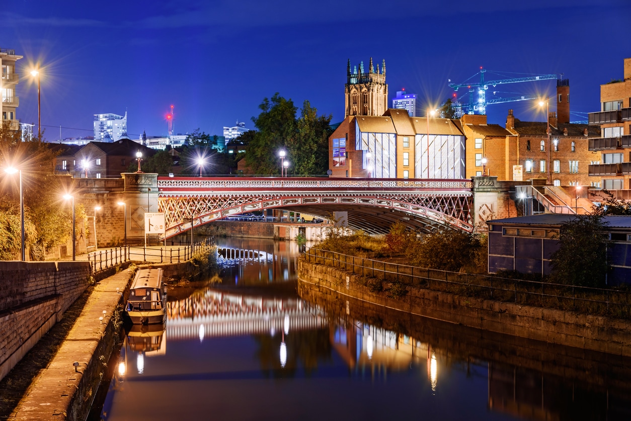 A view from Clarence Dock, Leeds