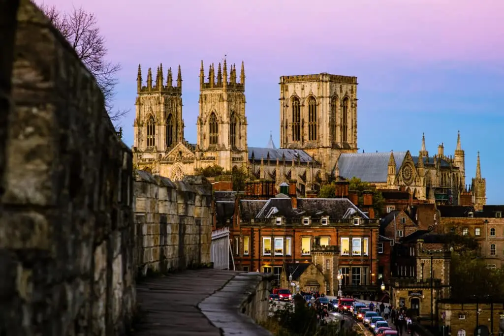 York Minster viewed from the City Walls